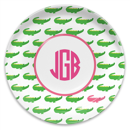 Alligator Melamine Plate